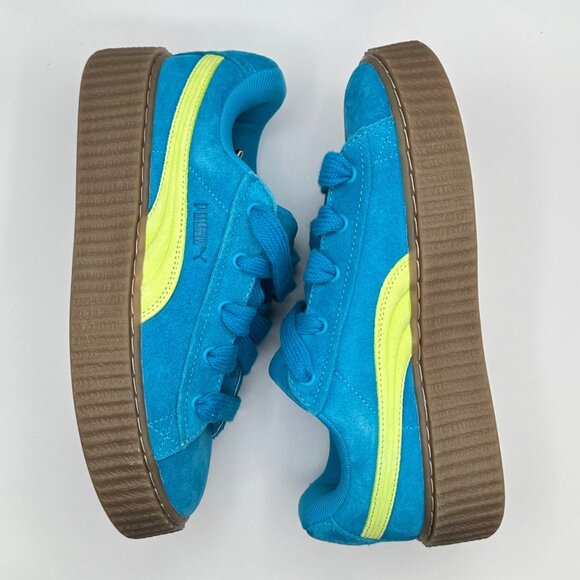 Women’s Puma Rihanna Fenty Creeper Phatty Speed Blue Size 8 - 7399332-02 NEW - Picture 7 of 8